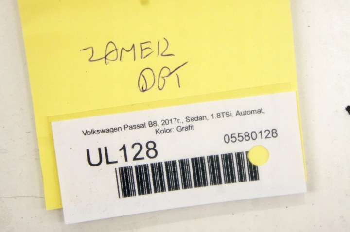 UL128 VW PASSAT B8 SERRURE DE PORTE DROIT ARRIÈRE 5K4839016S