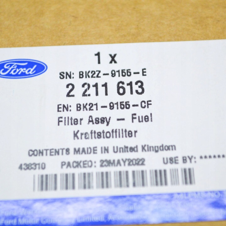 FORD TRANSIT MK4 FILTRE CARBURANTS 2211613 BK21-9155-CF ORIGINAL