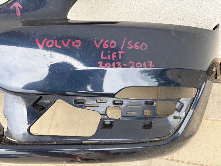 PARE-CHOCS AVANT VOLVO V60 S60 I LIFT 2013 2017 SANS DZIUR