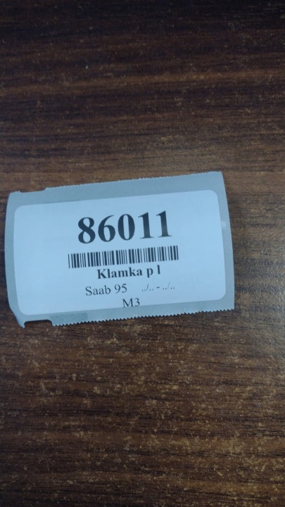 SAAB 95 POIGNÉE PORTES GAUCHE AVANT 4850871