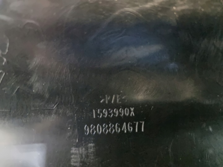 PARE-CHOCS ARRIÈRE PDC OPEL ZAFIRA LIFE 9808864677 1614345880 NEUF ORIGINAL