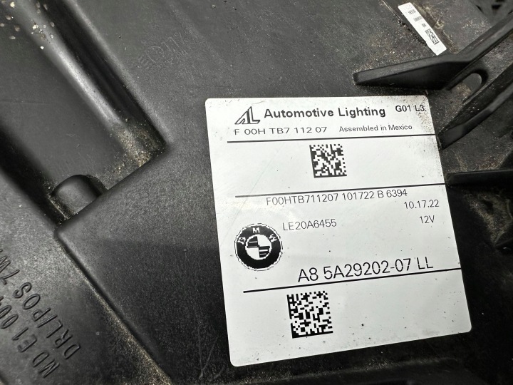 PHARE AVANT CÔTÉ DROITE BMW X3 G01 LCI 5A29202