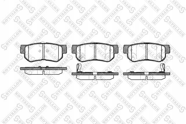 ZAPATAS DE FRENADO HYUNDAI MATRIX 05-10 PARTE TRASERA 