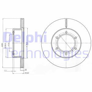 2 PCS. DISC BRAKE FRONT VENTILATED BG2495 photo 2 - milautoparts-fr.ukrlive.com