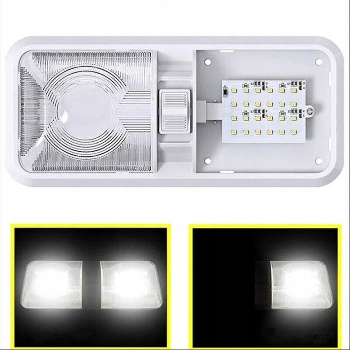 AMPOULE LED VERS INTÉRIEUR VOITURES BLANC 48LED 12V 600LM VERS COUVERCLES DE COFFRE