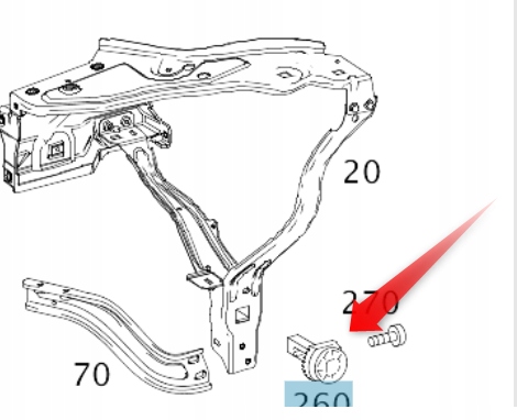 SOPORTES DE PARAGOLPES SOPORTE MERCEDES E CLS C 204 212 