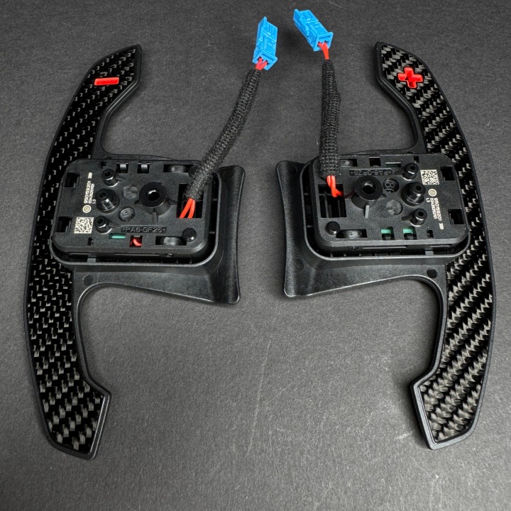 OE BMW M3 M4 CS LCI G80 G82 PERFORMANCE CHÂSSIS PALETTES CAOUTCHOUC CARBONE