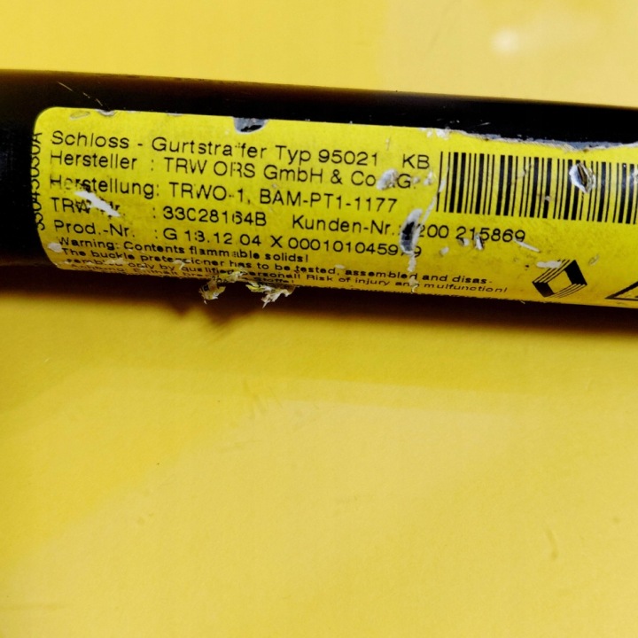 CEINTURE DE SÉCURITÉ GAUCHE AVANT RENAULT MODUS 5D 0404014 NR479