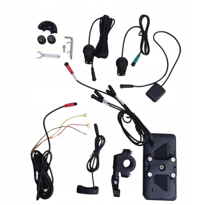 CARPLAY MOTOCYCLETTE ANDROID AUTO GPS CAMÉRA AVANT ARRIÈRE LENTILLES SONY 1080P