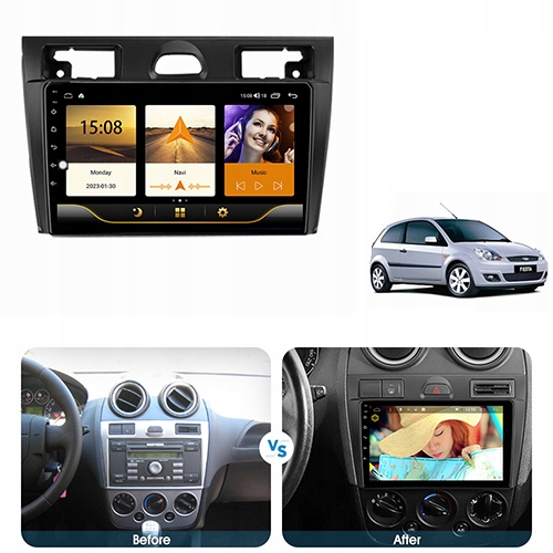 FORD FIESTA MK5 ANDROID RADIO GPS CARPLAY 3/32GB 