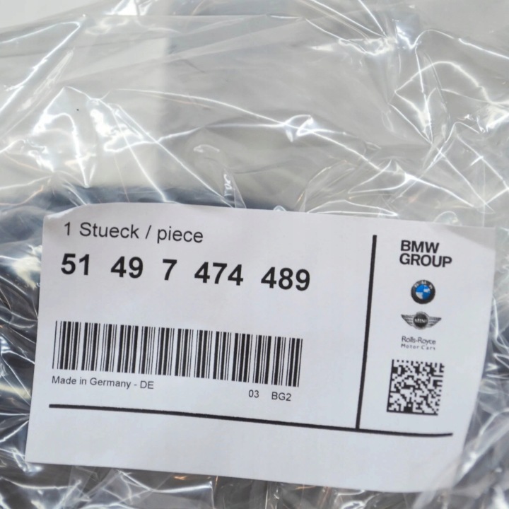 BMW 4 GRAN COUPÉ F36 PROTECTION ARRIÈRE GAUCHE FEUX 51497474489ORYGINALNA