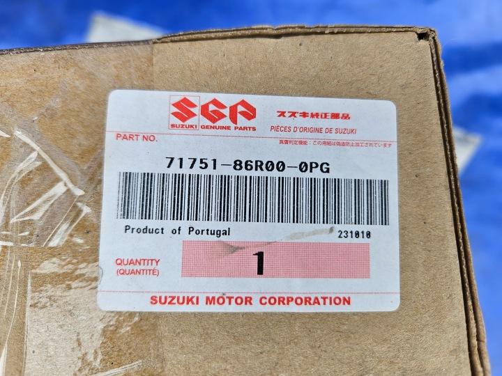 SUZUKI VITARA III LIFT 18- CHROME MOULURE PARE-CHOCS DROITE CHÂSSIS NEUF