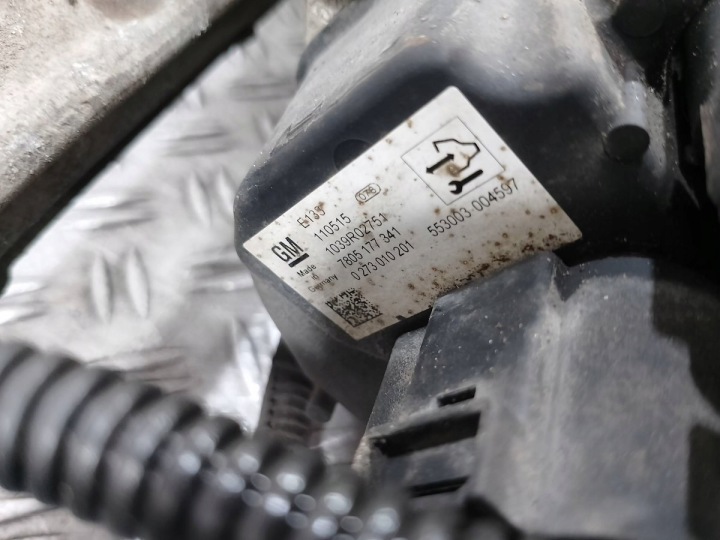 CRÉMAILLÈRE DE DIRECTION CAOUTCHOUC ÉLECTRIQUE OPEL ASTRA IV J 7805501619 110515