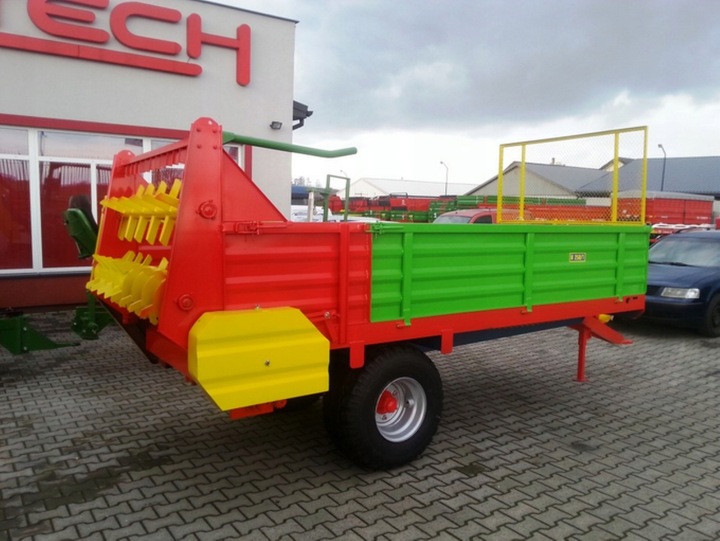 DISTRIBUTEUR FUMIER JEDNOOSIOWY 1,5T 2,5T 3,5T 4T 4,5T JOL-MET N250