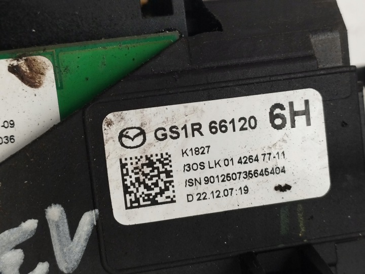 MAZDA DROIT RZELACZNIK COMPOSITE BANDE AIRBAG GS1R66120