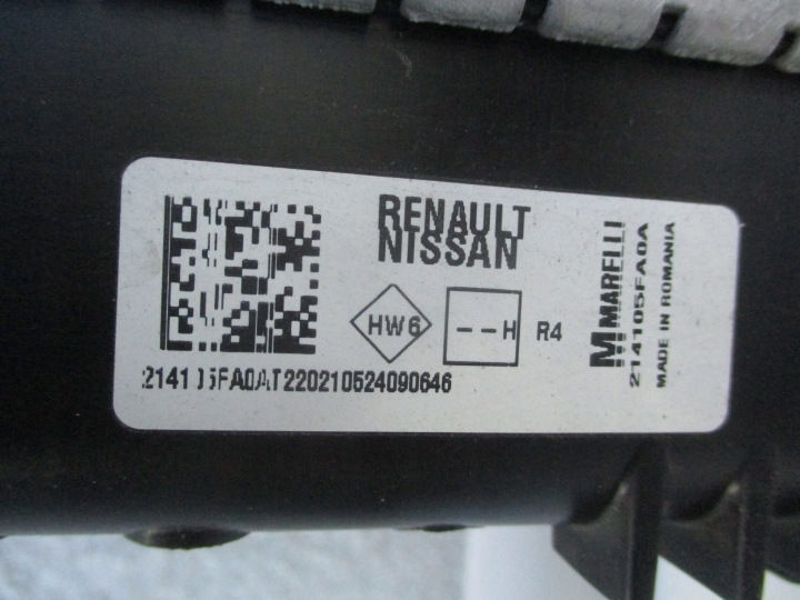 RENAULT CLIO V CAPTUR II RADIATEUR EAU CLIMATISATION ÉCHANGEUR D'AIR DE SURALIMENTATION 1.3 TCE 19-24 R
