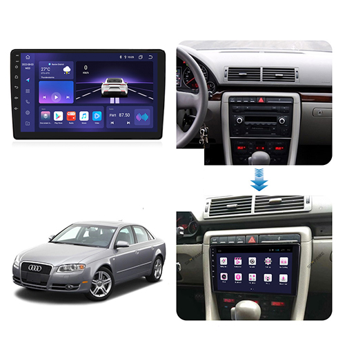 RADIO GPS AUDI A4 B6 B7 2000-2008 ANDROID 6G 128GB 