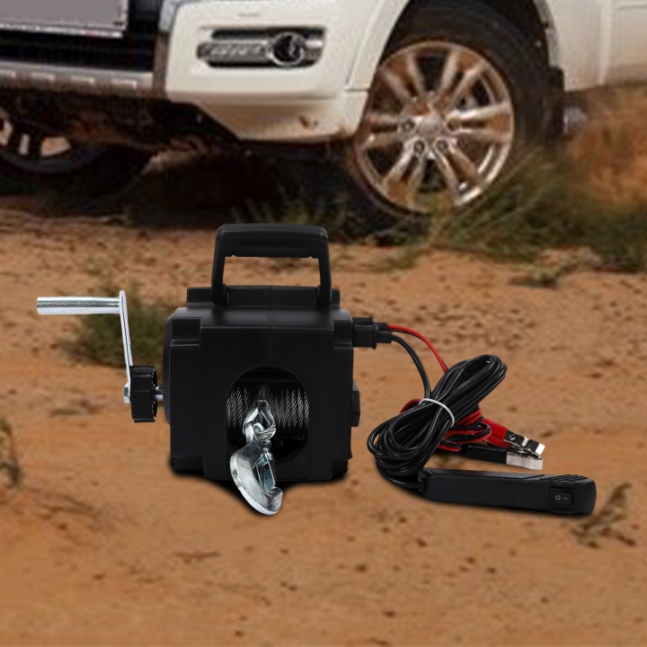 WCIAGARKA ÉLECTRIQUE 12V 300W, ÉLÉVATEUR ÉLECTRIQUE UDZWIG 2268KG (5000LBS)