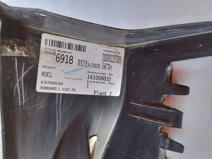 MERCEDES GLE W167 MOULURE SEUIL GAUCHE DEGRÉ A1676981501 A1676900304