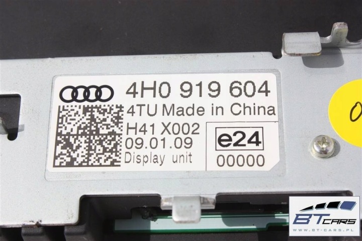 AUDI A8 MONITEUR MONITEUR ÉCRAN LCD 8 ÉTRIERS MMI 4H0919604 4H0 919 604 4H