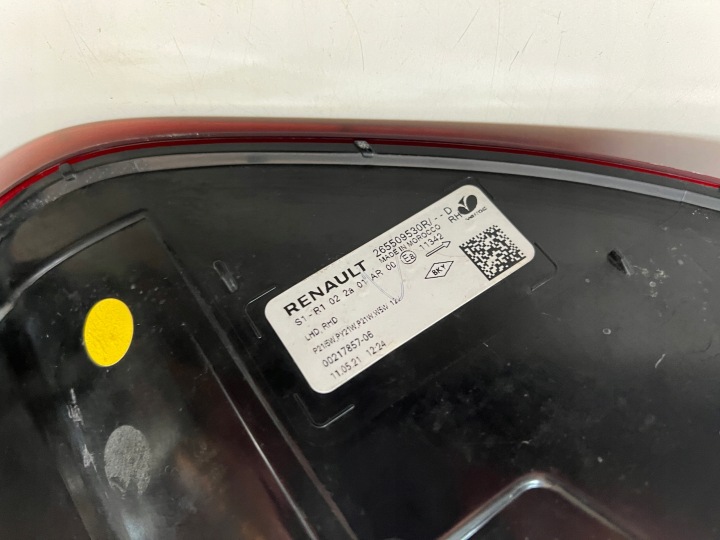PHARE ARRIÈRE DROITE DROIT ARRIÈRE DACIA SANDERO III STEPWAY 265509530R