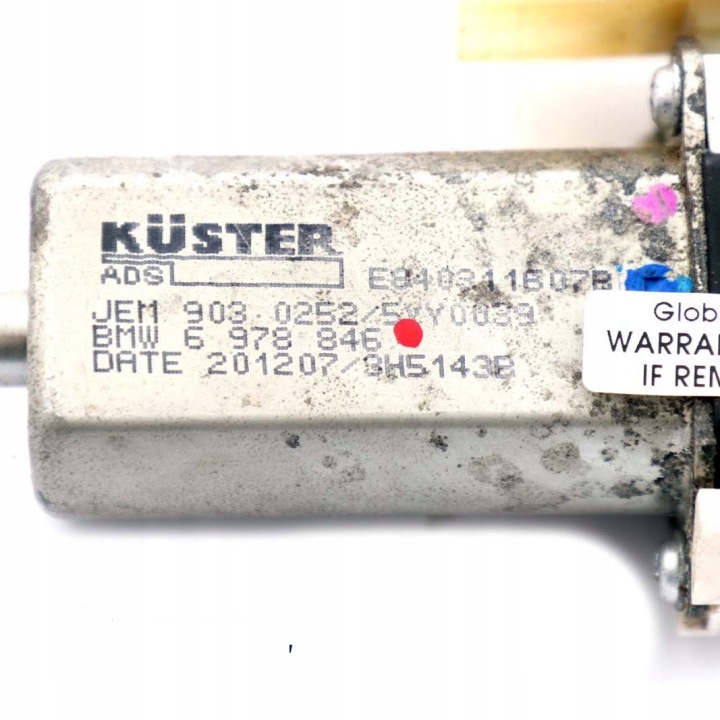 BMW E81 E82 MOTEUR PETIT MOTEUR ÉLÉVATEUR VITRES DROIT AVANT 6978846