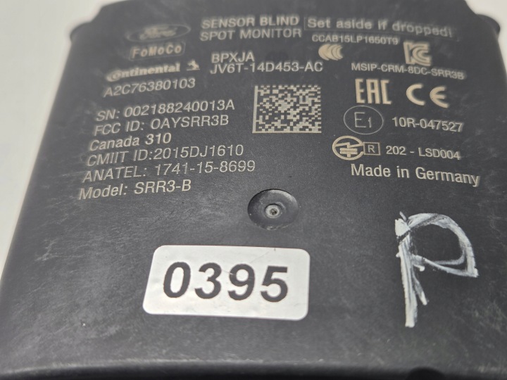 FORD KUGA MK2 RADAR CAPTEUR MORT ZONES JV6T-14D453-AC