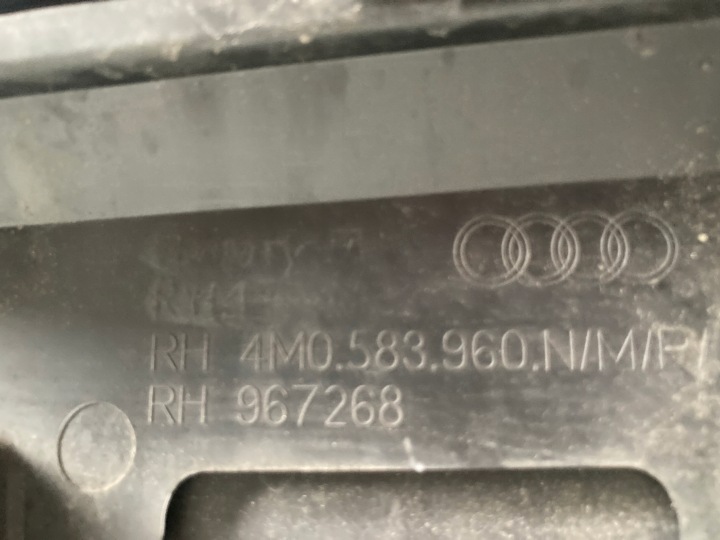 AUDI Q7 LIFT S LINE 4M0583960N M MOULURE DROITE AVANT