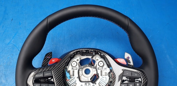 NEUF VOLANT CARBONE BMW M3 M4 M POWER G80 G81 G82