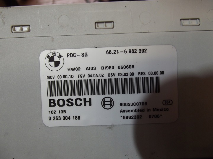 BMW E90 E91 2.0B 06' MODULE CONTRÔLEUR PDC 6982392
