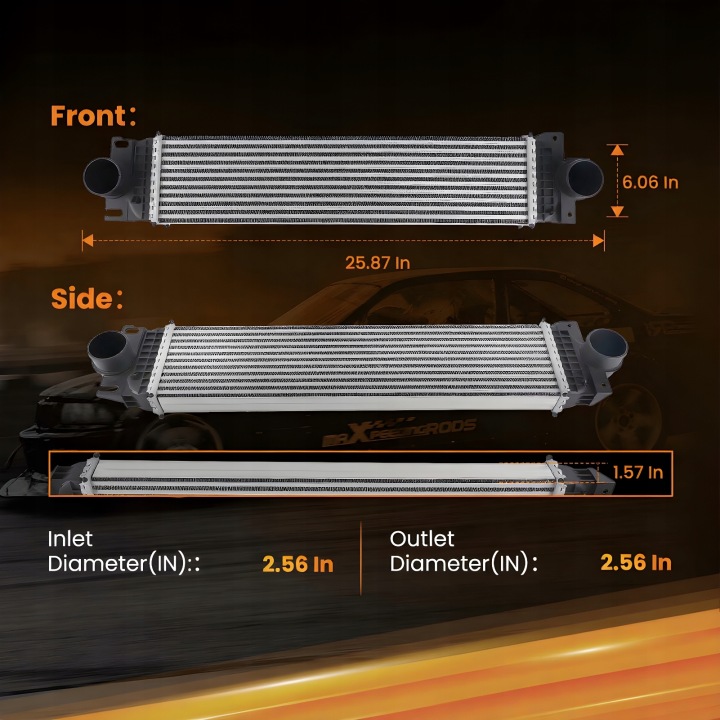 ÉCHANGEUR AIR-AIR TURBOCOMPRESSEURS FORDA MONDEO V TURNIER 2.0 TDCI DIESEL 2014-2022