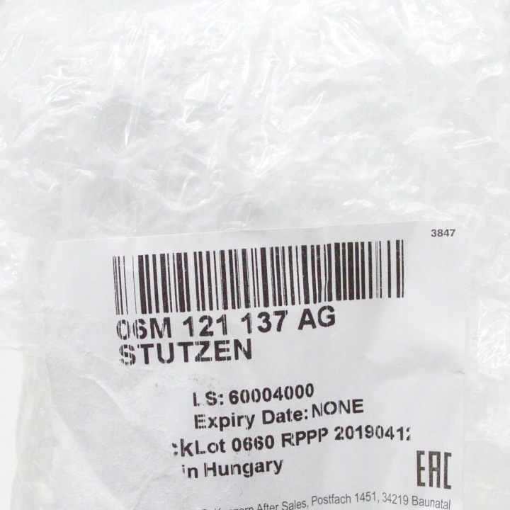 AUDI A6 C8 TUYAU CONNECTEURS LIQUIDE REFROIDISSEMENT AVEC JOINT D'ÉTANCHÉITÉ 06M121137AG