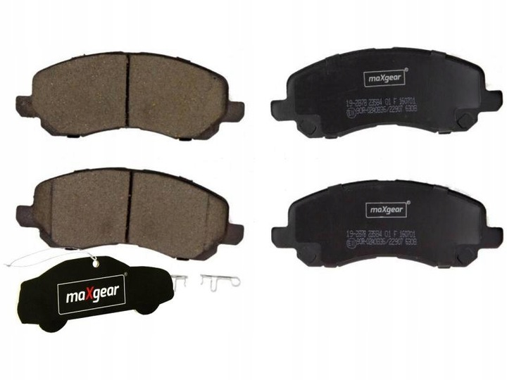 MAXGEAR ZAPATAS HAM. JEEP P. PATRIOT 06-/COMPASS/DODGE 17' 