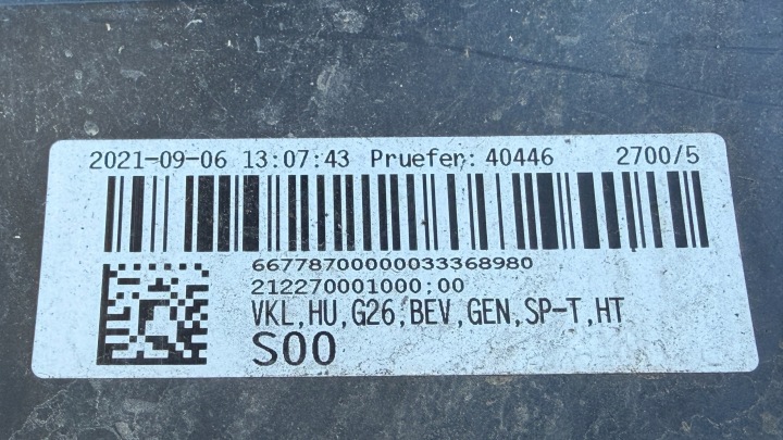 BMW I4 G26 BEV PARE-CHOCS ARRIÈRE ARRIÈRE PDC RÉFLECTEURS 9465312