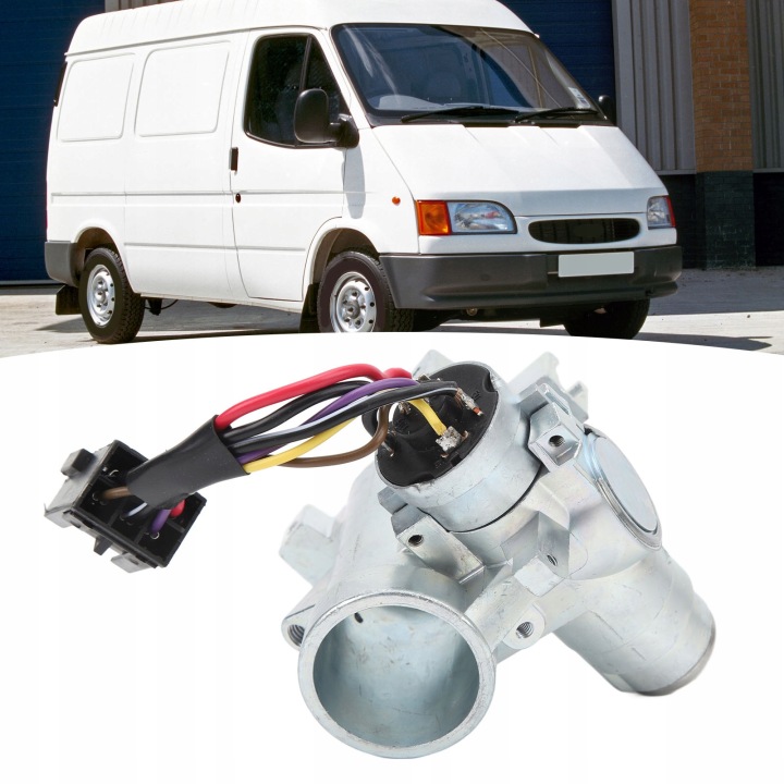 WYACZNIK ZAPONU AVEC CHÂSSIS 1053774 AVEC 2 CLÉS VERS FORD TRANSIT MK3 MK4
