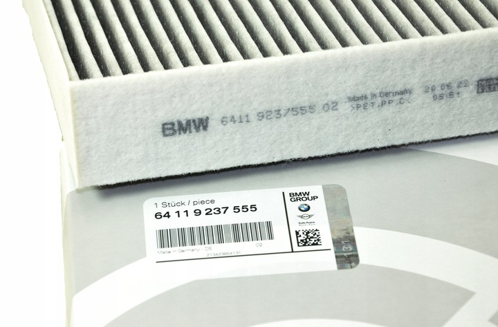 CON BMW FILTRO DE CABINA 3 F30 F31 3GT F34 ORIGINAL 