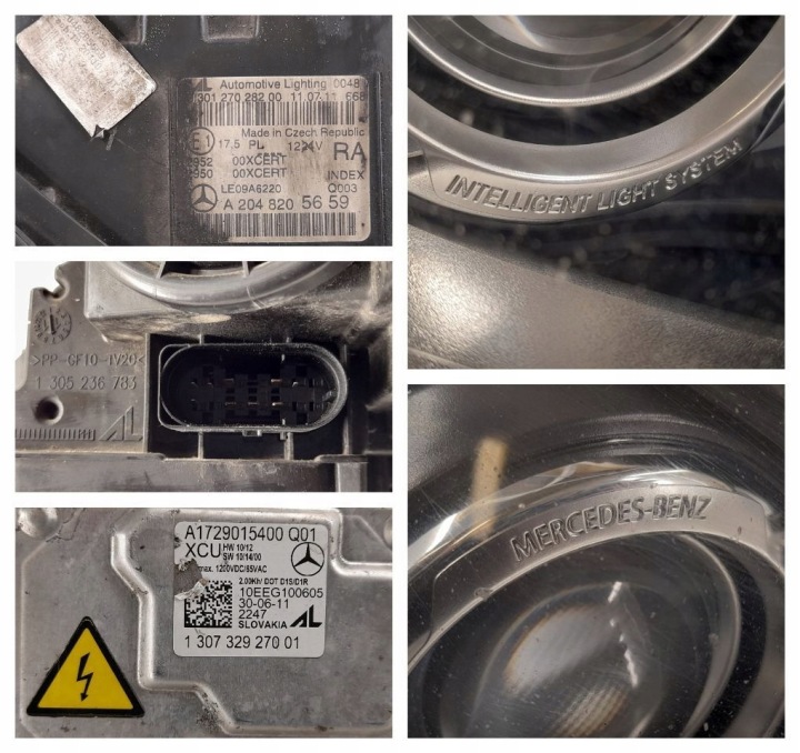 PROJECTEUR DROITE CÔTÉ MERCEDES-BENZ C W204 2048205659