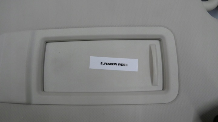 BMW G20 G21 PROTECTION PARE-SOLEIL DROITE VISIÈRE ELFENBEINWEISS 7481634