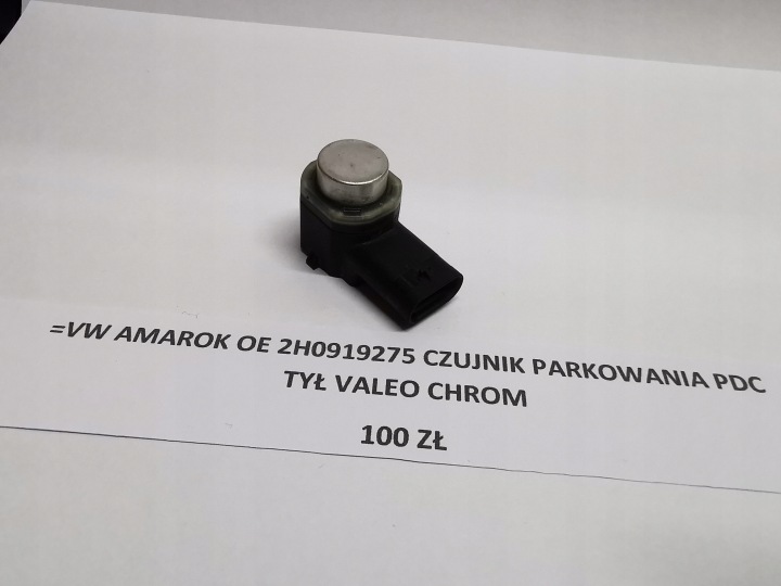 VW AMAROK OE 2H0919275 CAPTEUR STATIONNEMENT PDC ARRIÈRE VALEO CHROME