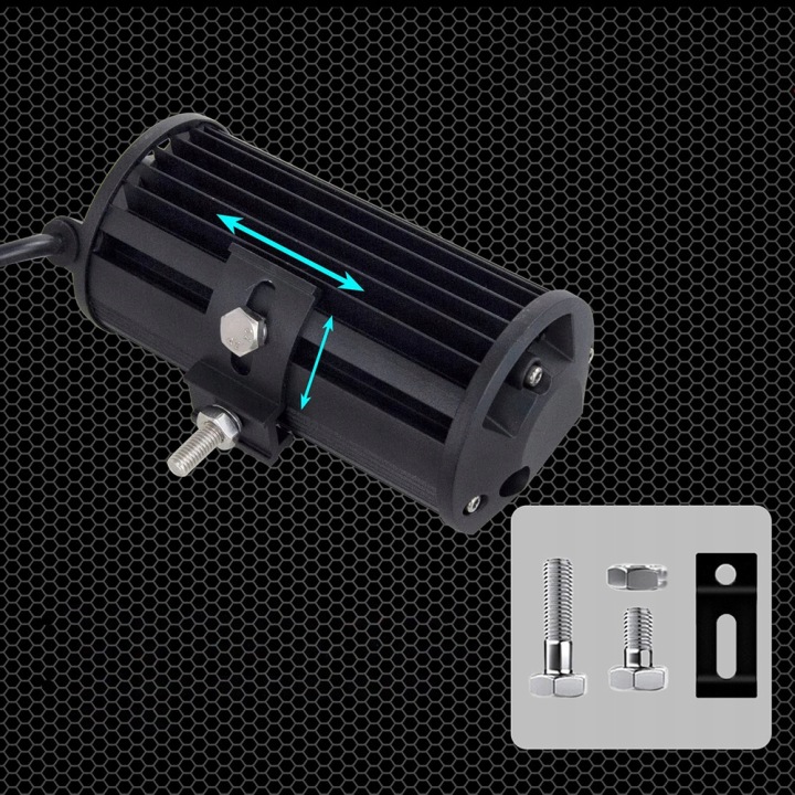 PUISSANT PHARE TRAVAILLÉ LED 288W PHARES ANTIBROUILLARD AUTOMOBILE PROJECTEUR ANTIBUÉE