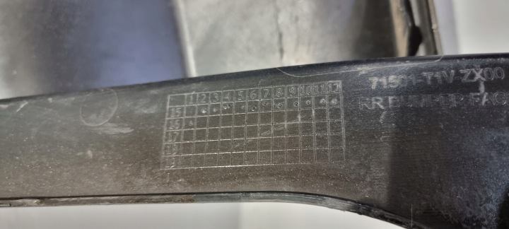 PARE-CHOCS ARRIÈRE ARRIÈRE HONDA CRV CR-V IV LIFT 15-18