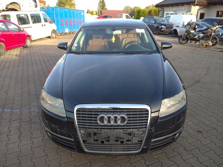 AUDI A6 C6 4F 2.7 TDI PARTE DELANTERA PARAGOLPES ALETA CAPO XENÓN FARO NEGRO LZ9Y 