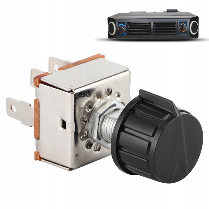 COMMUTATEUR VENTILATEURS CONDUIT D'AIR 3 POZYCYJNY