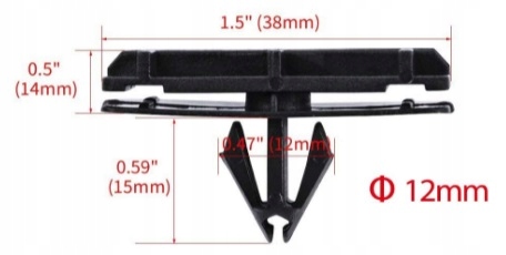 FORD DODGE CHRYSLER JEEP HYUNDAI KIT AGRAFE 45 NITY CLIPS ÉPINGLES À CHEVEUX ROZPORO