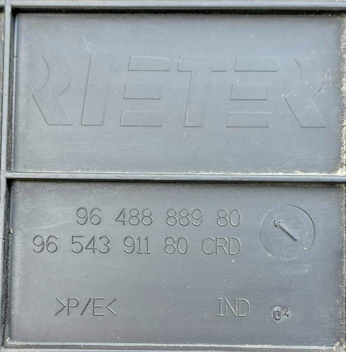 PEUGEOT 607 LIFT PROTECTION SOUS PARE-CHOCS AVANT 9648888980