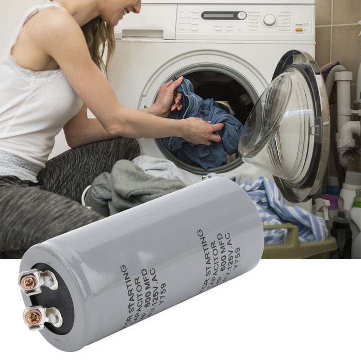 CD60 CONDENSATEUR 600MFD 125VAC MOTEUR DÉMARRAGE VITESSE 43X102MM