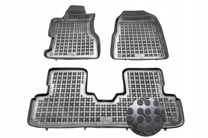 HONDA CIVIC VII 2001 - 2006, 3- DE PUERTA ALFOMBRILLAS GOMA KORYTKOWE ALTA RANT 