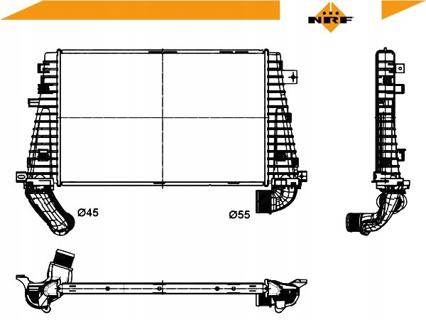 RADUADOR AIRE DOAADOWUJACEGO NRF 30300 