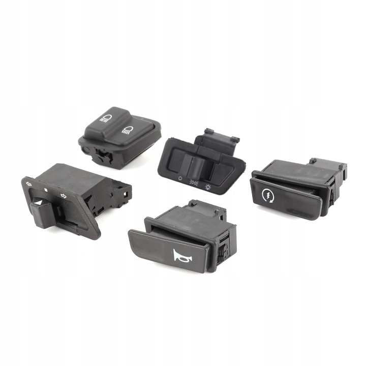 KIT 5 PIÈCES COMMUTATEURS FEUX COMBINÉ COMMUTATEURS SCOOTER GY6 125CC