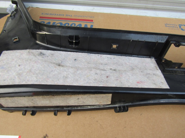 1 MERCEDES W211 02-06 BERLINE PLASTIQUE PROTECTION COUVERCLES DE COFFRE COURROIE ARRIÈRE SERRURE ARRIÈRE